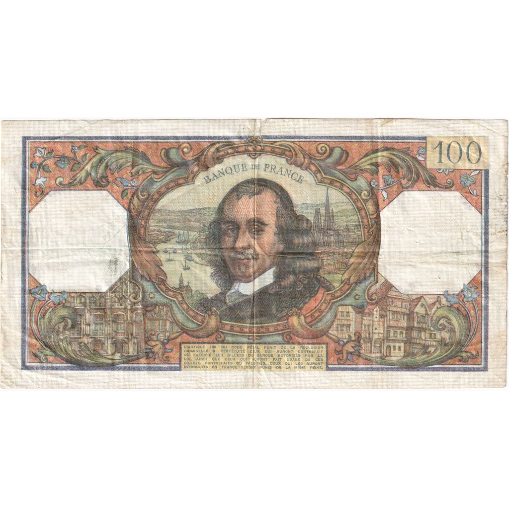 Frankrijk, 100 Francs, Corneille, 1977-06-02, L.1078, TB+