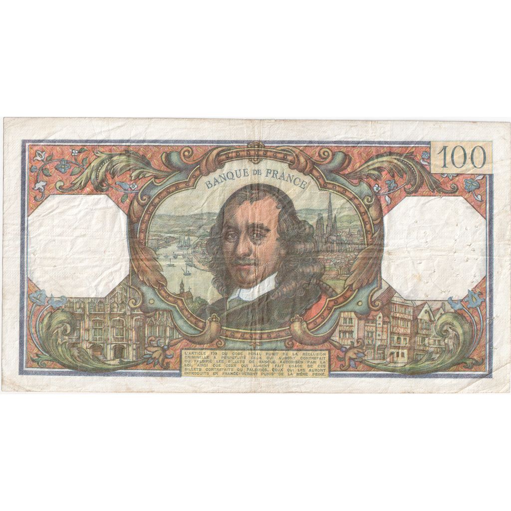 Francia, 100 Francs, Corneille, 1978-03-02, H.1181, BC+