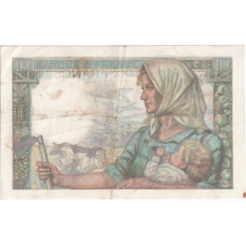 France, 10 Francs, Mineur, 1947-01-09, D.127, TTB