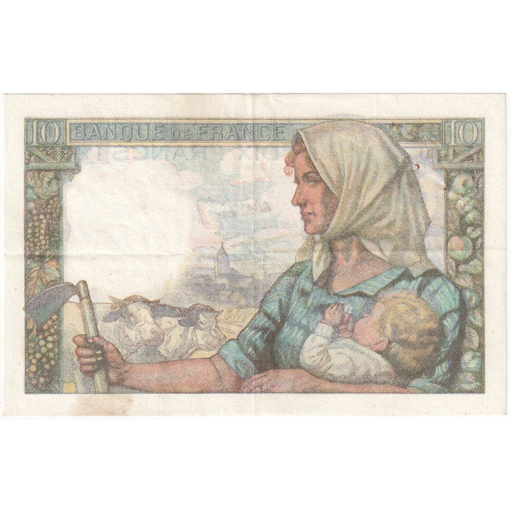 Francia, 10 Francs, Mineur, 1947-10-30, X.140, SPL-