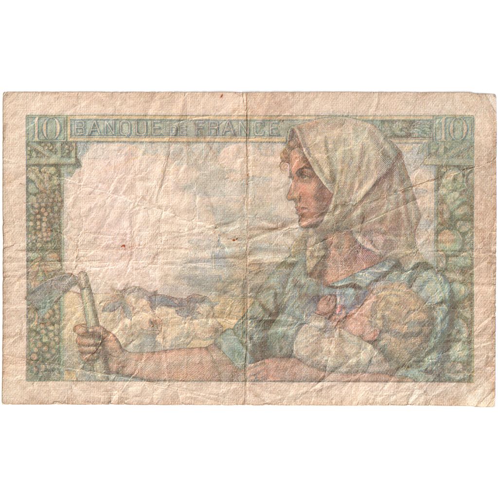 France, 10 Francs, Mineur, 1947-10-30, F.146 353, TB