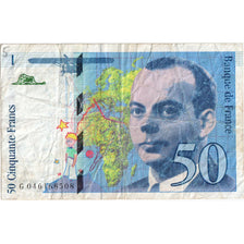 France, 50 Francs, St Exupéry, G046168508, VF(30-35)
