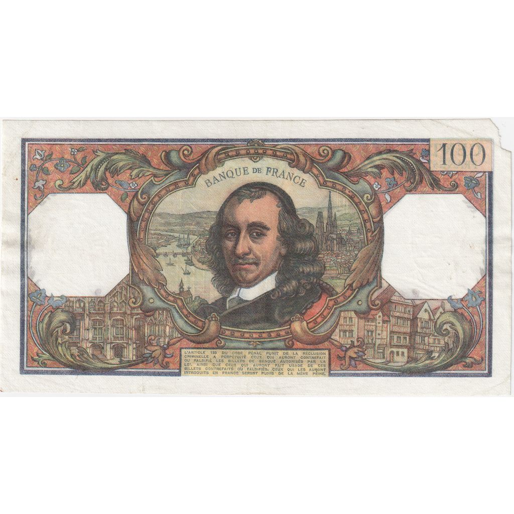 Francja, 100 Francs, Corneille, 1976-03-04, A.934, VF(20-25)