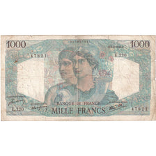 France, 1000 Francs, Minerve et Hercule, 1946-03-07, E.220, VF(20-25)