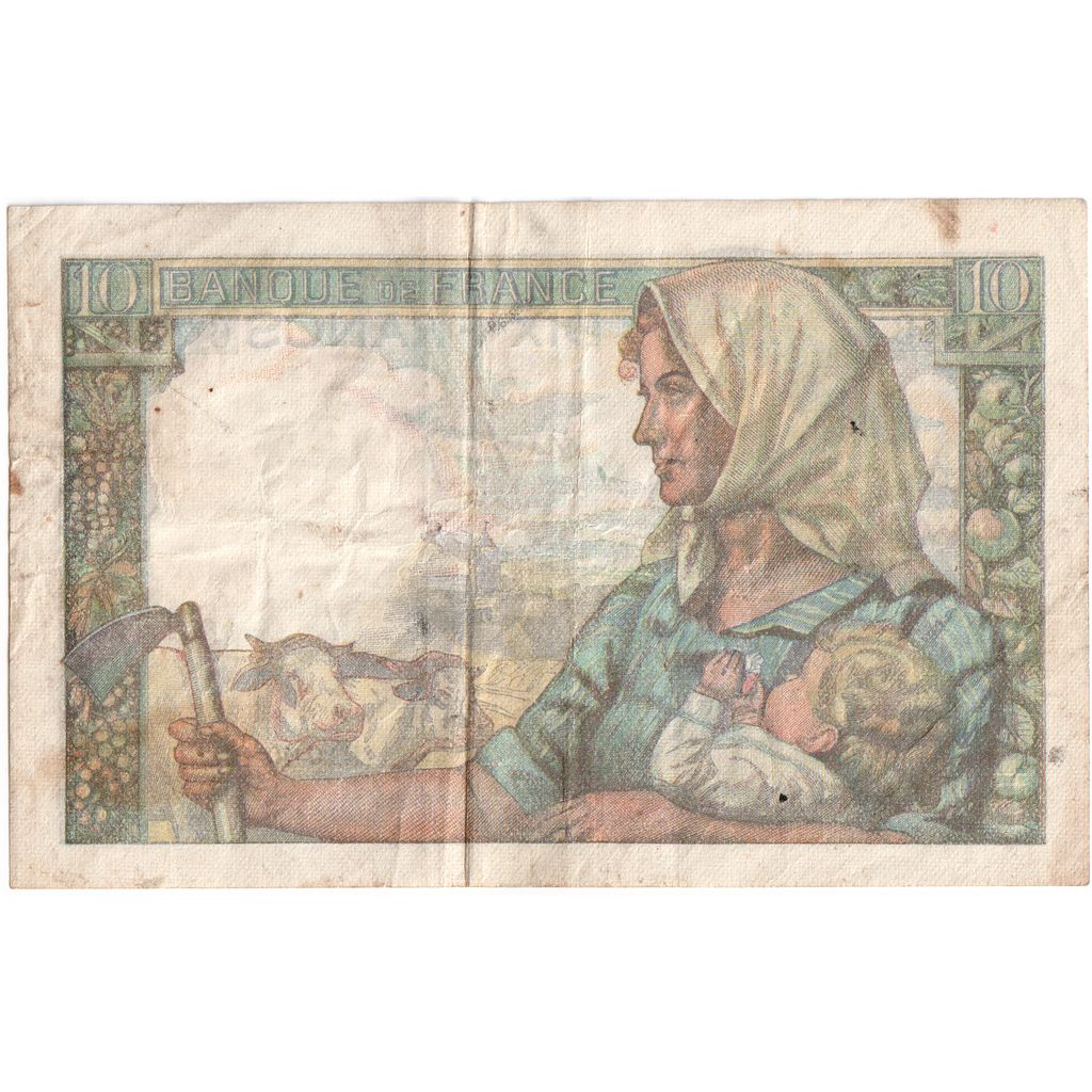 France, 10 Francs, Mineur, 1947-10-30, O.143, TB