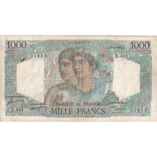 France, 1000 Francs, Minerve et Hercule, 1948-07-15, X.445, VF(30-35)