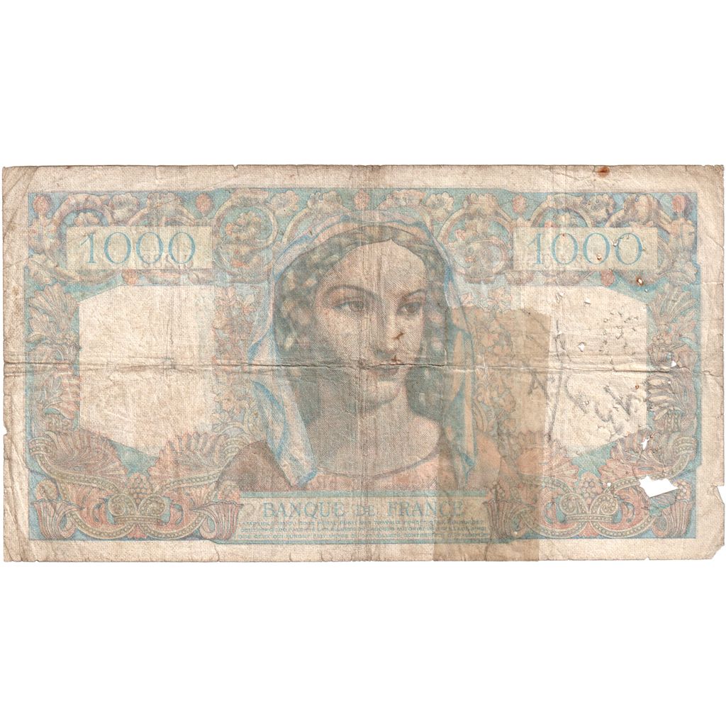 Francia, 1000 Francs, Minerve et Hercule, 1946-05-16, C.283, BC