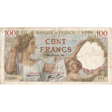 Frankreich, 100 Francs, Sully, 1941-04-03, D.20580, S+