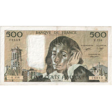 France, 500 Francs, Pascal, 1980-04-03, V.116, EF(40-45)