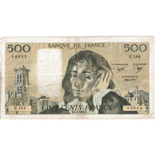 France, 500 Francs, Pascal, 1982-08-05, U.164, VF(30-35)