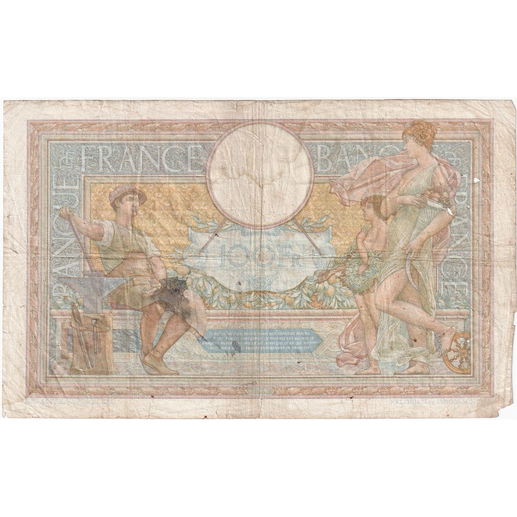 Francia, 100 Francs, Luc Olivier Merson, 1937-05-13, O.54069, MB