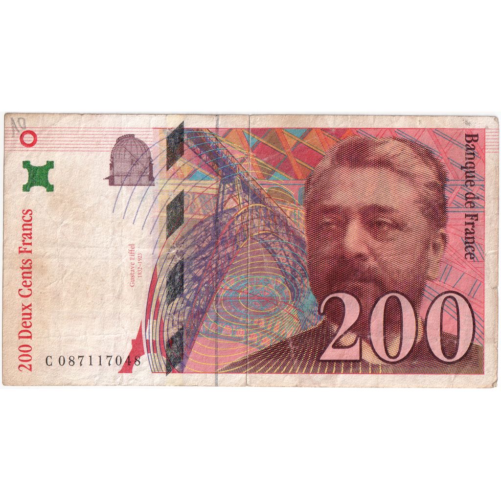 Frankreich, 200 Francs, Eiffel, C087117048, SS