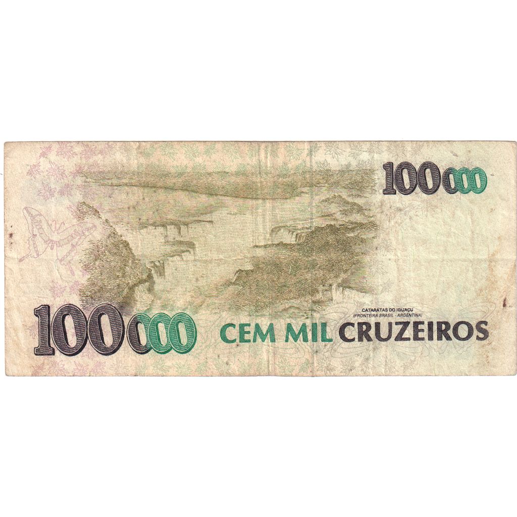 Brasile, 100,000 Cruzeiros, MB+