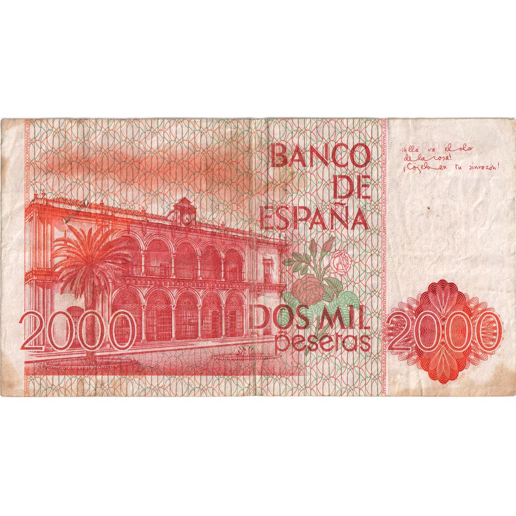 Spagna, 2000 Pesetas, 1980-07-22, BB