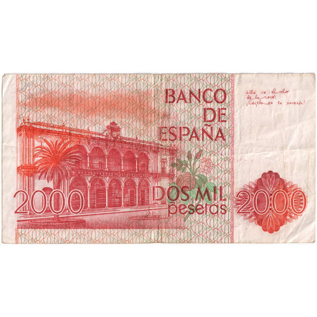 Hiszpania, 2000 Pesetas, 1980-07-22, EF(40-45)