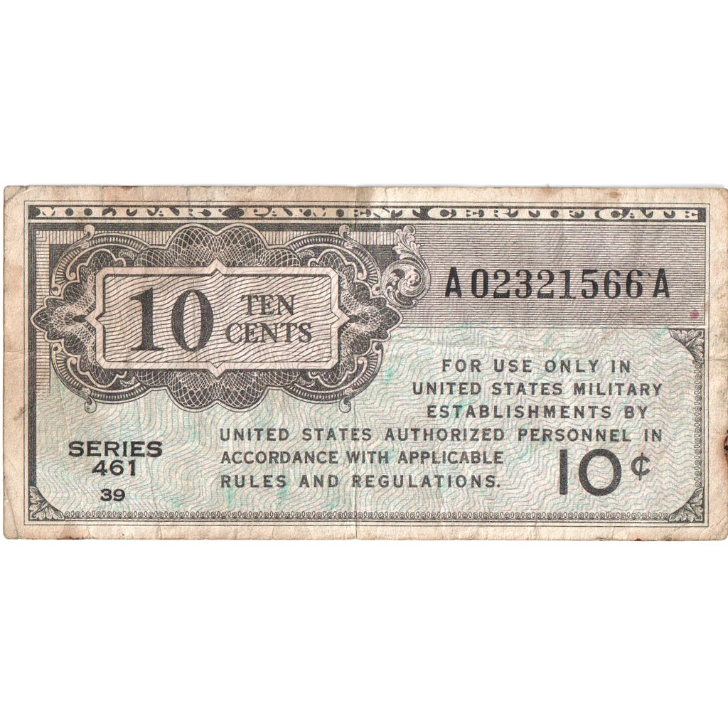Verenigde Staten, 10 Cents, TB