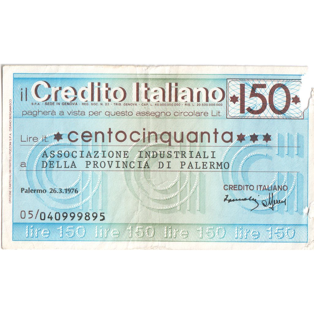 Italien, 150 Lire, 1976-03-23, S