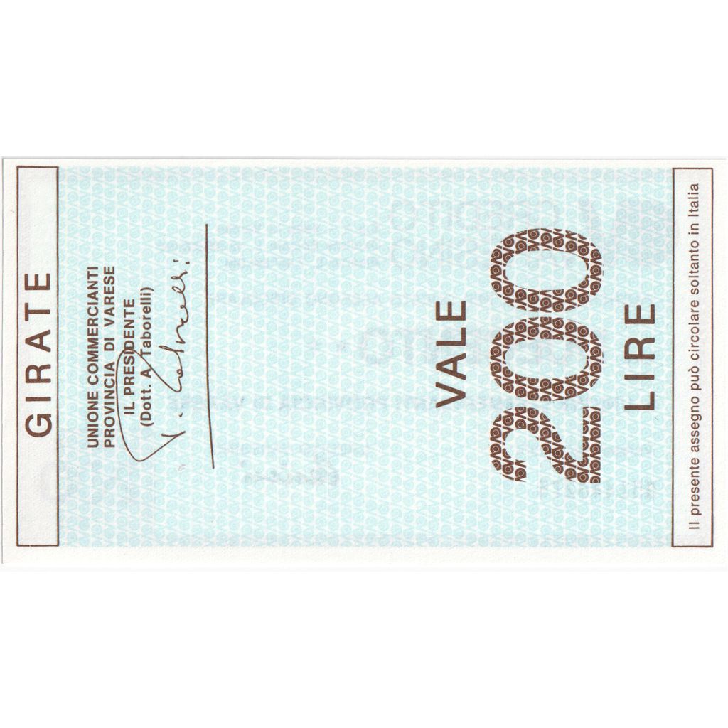 Italia, 200 Lire, 1976-11-15, Varese, UNC