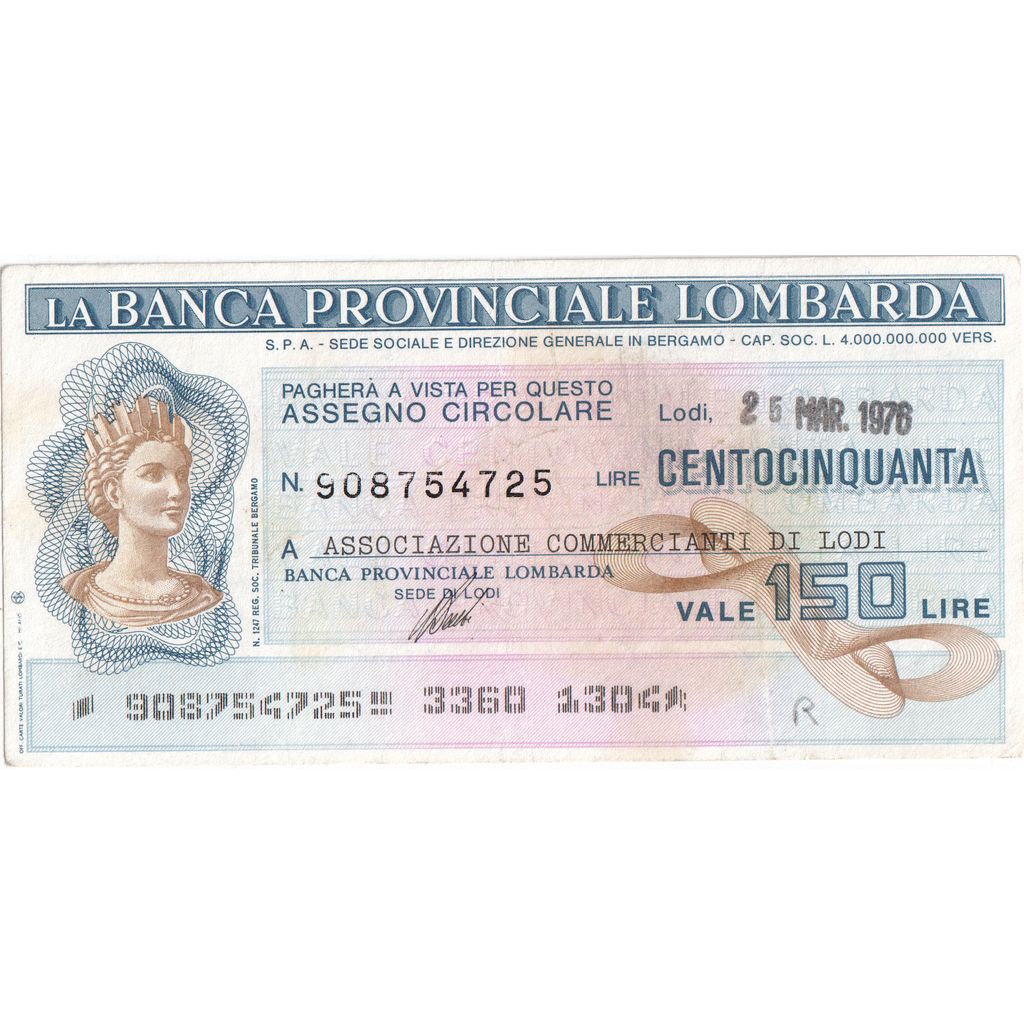 Italië, 150 Lire, 1976-04-07, SUP