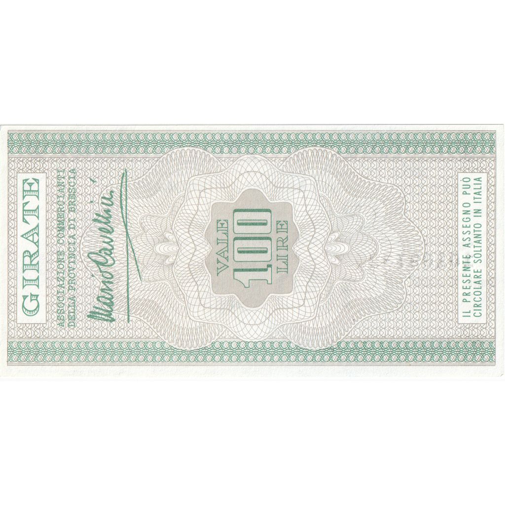 Italie, 100 Lire, 1976-11-15, Brescia, SPL