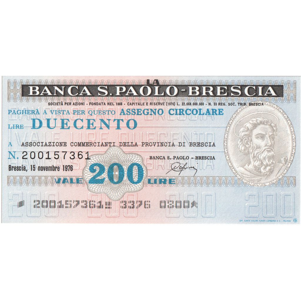 Italia, 200 Lire, 1976-11-15, UNC