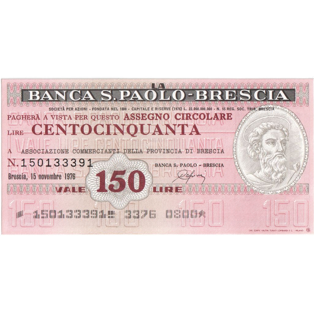 Italy, 150 Lire, 1976-11-15, UNC(65-70)