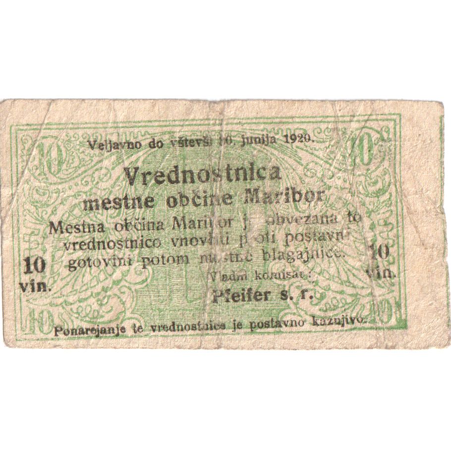 Yugoslavia, 10 Para, VF(20-25)