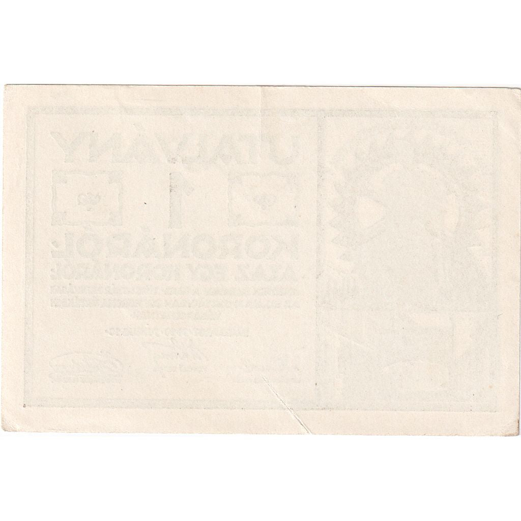 Hongarije, 1919-06-10, 1 KORO, SPL
