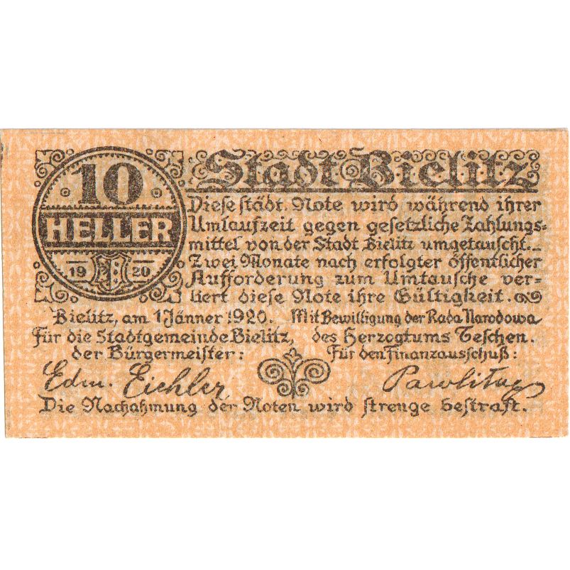 Austria, 10 Heller, EF(40-45)