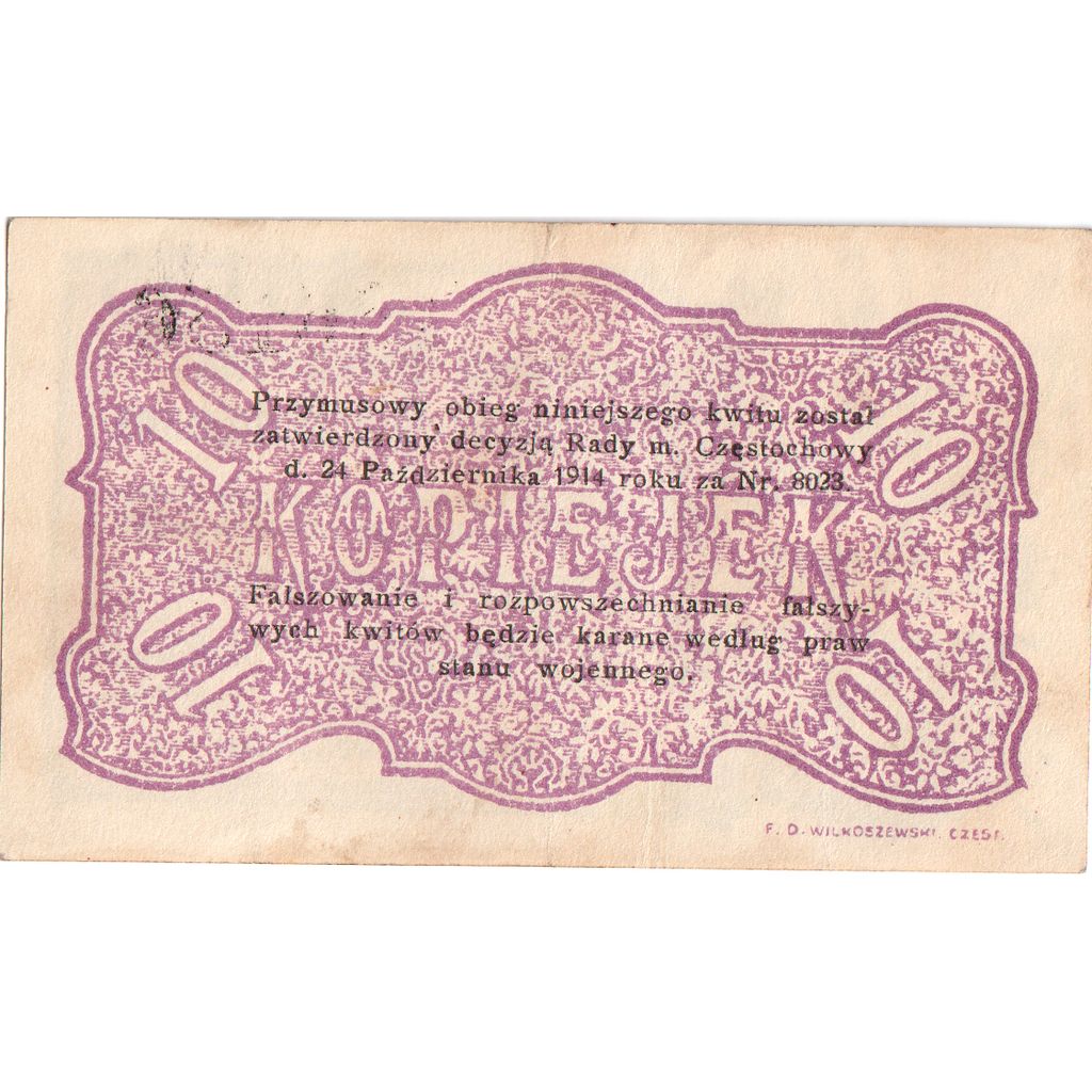 Poland, 10 Kopeks, EF(40-45)