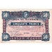 Banconote, Pirot:59-2181, SPL-, Roubaix et Tourcoing, 50 Francs, 1917, Francia