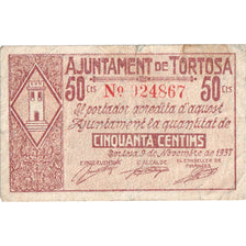 Spagna, 50 Centimes, MB+