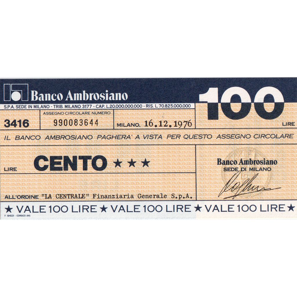 Italy, 100 Lire, 1976-12-29, Milano, UNC(65-70)