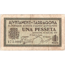 Spagna, 1 Peseta, 1937-05-18, TARRAGONA, MB