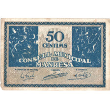 Espagne, 50 Centimes, 1937, TTB