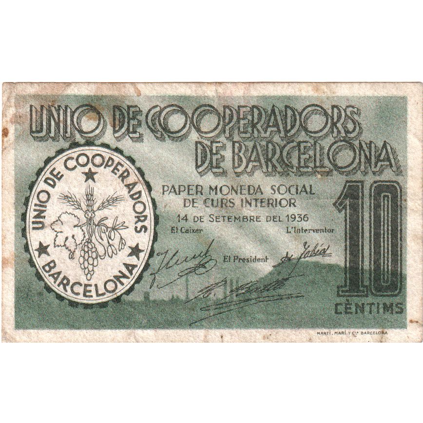 Spanien, 10 Centimos, 1936-09-14, 181395, SS