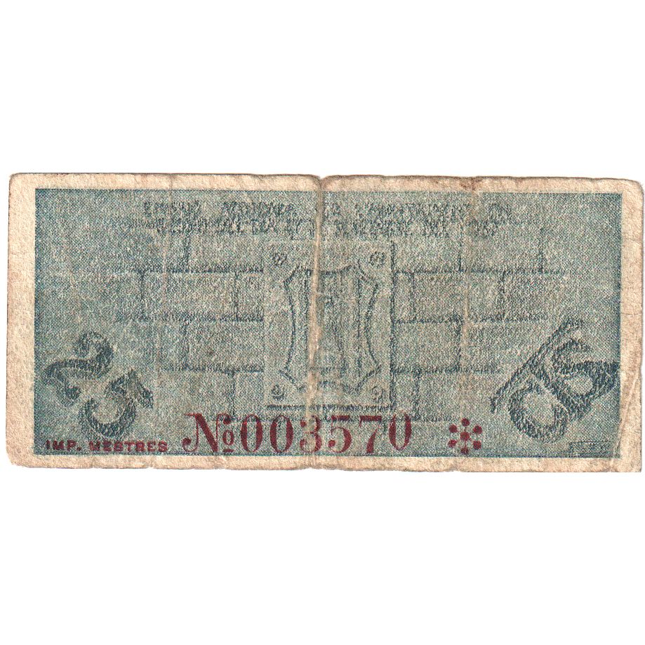 Spanje, 25 Centimes, 1937-10-01, MONTBLANC, TB+