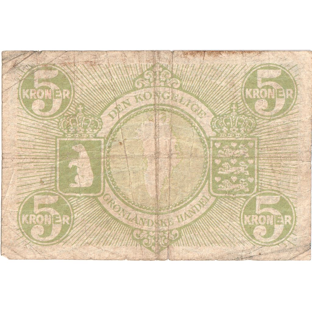 Denemarken, 5 Kroner, TB+