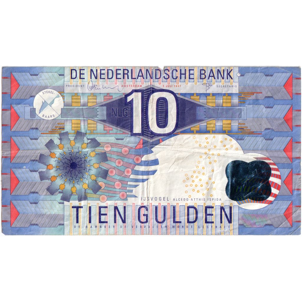 Países Bajos, 10 Gulden, 1997-07-01, MBC