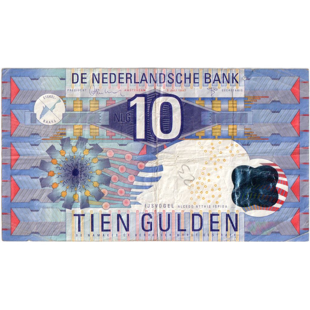 Paesi Bassi, 10 Gulden, 1997-07-01, BB