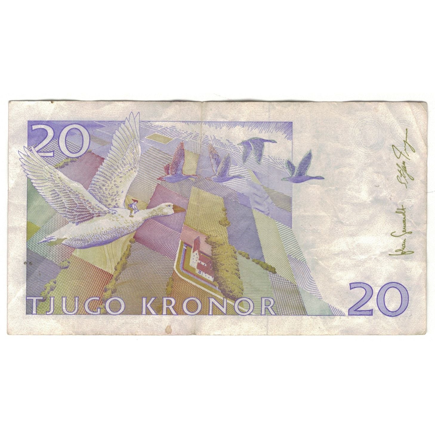 Banconote, Svezia, 20 Kronor, 1997-2008, KM:63a, BB