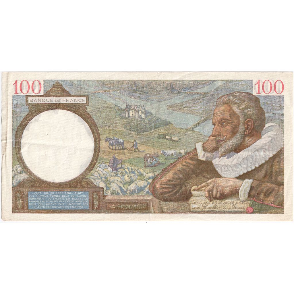 Frankrijk, 100 Francs, Sully, 1941-04-03, K.20204, TTB