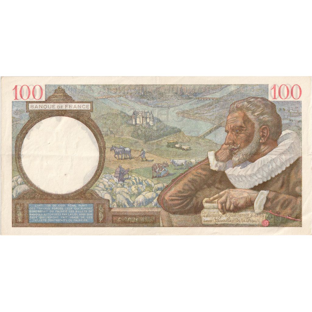 Francja, 100 Francs, Sully, 1941-04-03, K.20204, AU(55-58)