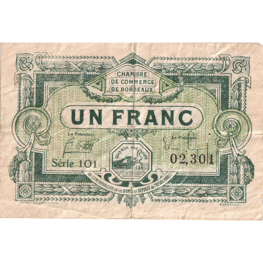 Frankreich, 1 Franc, S+, Pirot:30-26