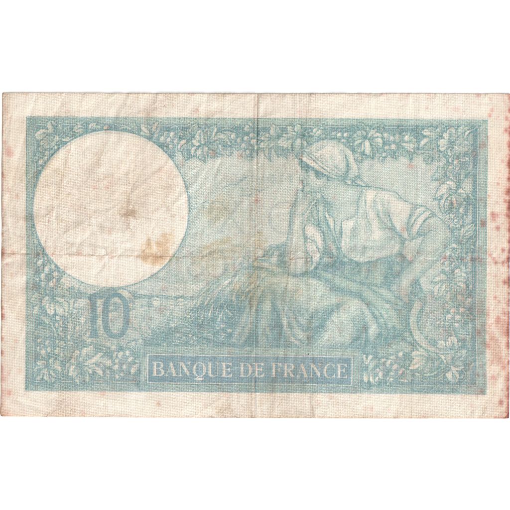 France, 10 Francs, Minerve, 1940-11-07, P.79058, VF(20-25)