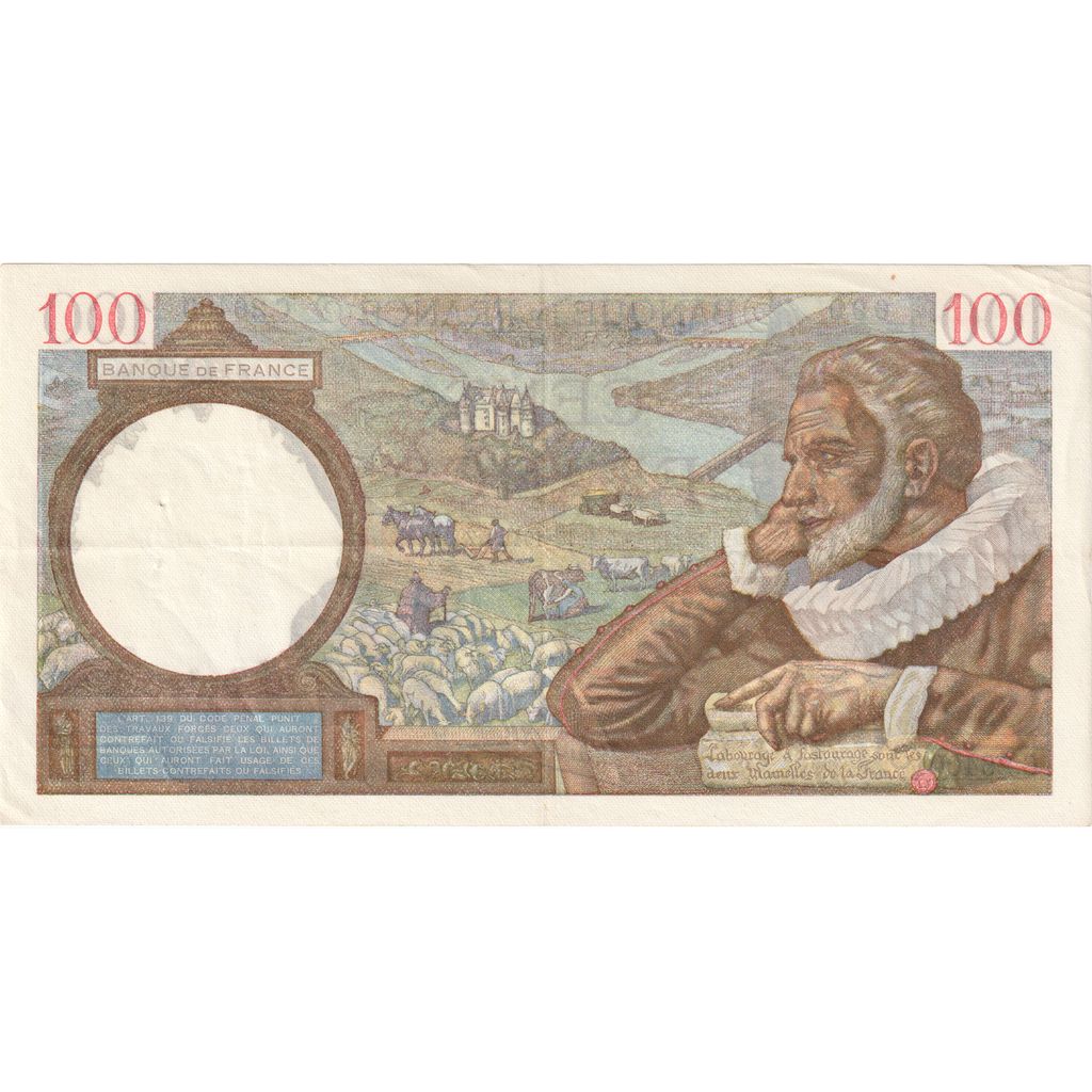 Frankrijk, 100 Francs, Sully, 1941-12-04, C.26400, SUP
