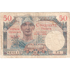 Francia, 50 Francs, 1947 French Treasury, 1947, KM:M8, 1947-01-01, MB, Fayett...