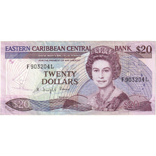 Banconote, Stati dei Caraibi Orientali, 20 Dollars, 1988-93, Undated (1988-93)