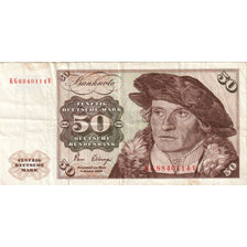 République fédérale allemande, 50 Deutsche Mark, 1980-01-02, TB