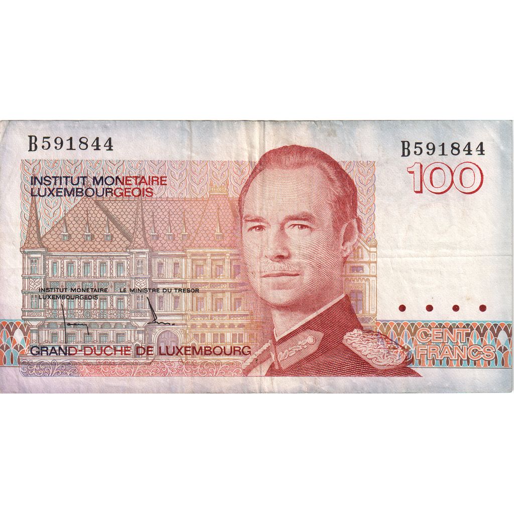 Luxemburg, 100 Francs, SS